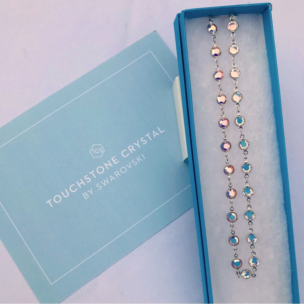 Chanelle Necklace, Crystal Aurore Boreale : TC by Swarovski || 1125